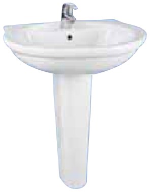 عامود حوض معلق كبير 70/60 سم — 70cm