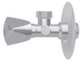 Angle Stop Valve 1/2 X 1/2 2/1X محبس زاوية 2/1