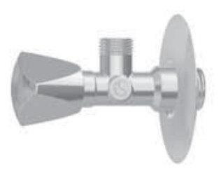 Angle Stop Valve 1/2 X 3/8 8/3X محبس زاوية 2/1