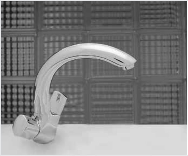 Deck Mount Mixer with Handles