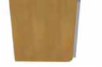 Tonic Reversible furniture for handwashing assymmetric right /left basin, Walnut